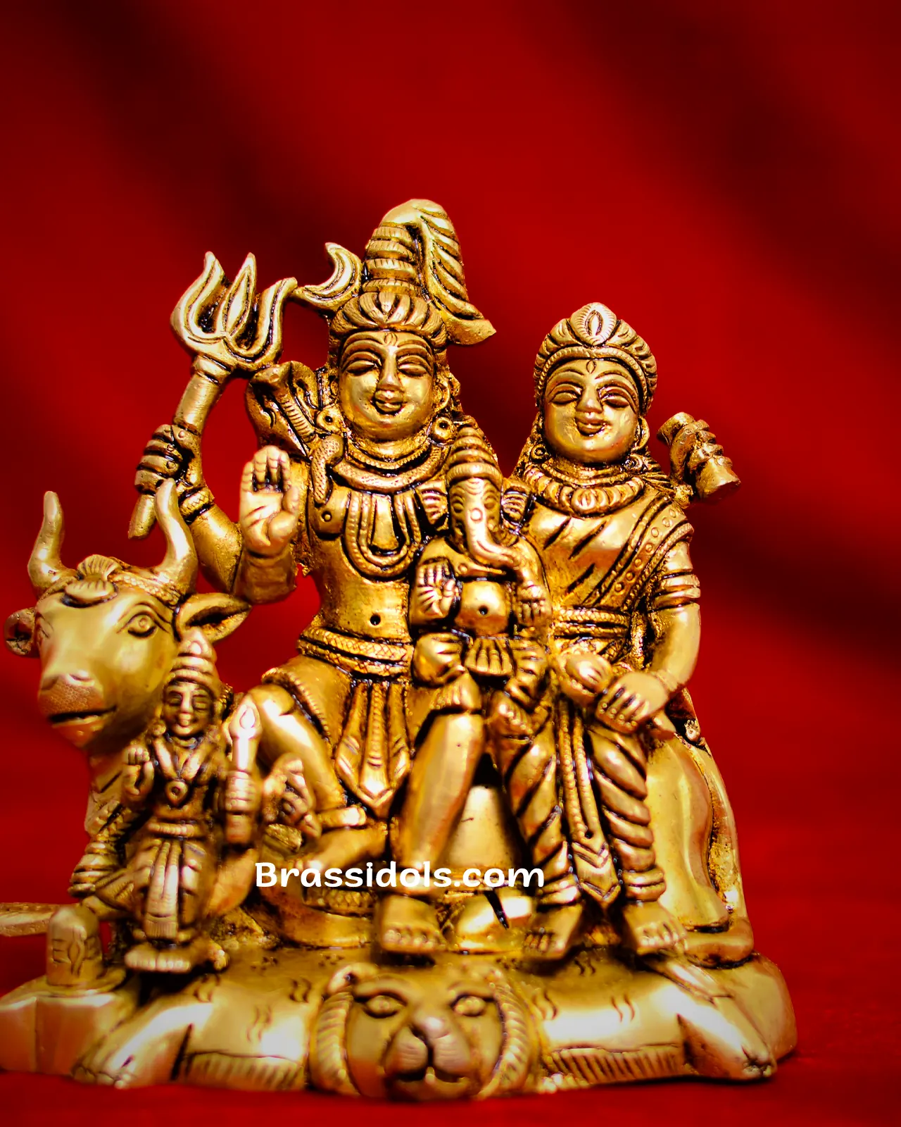 Square Base Shiva Family - image 1