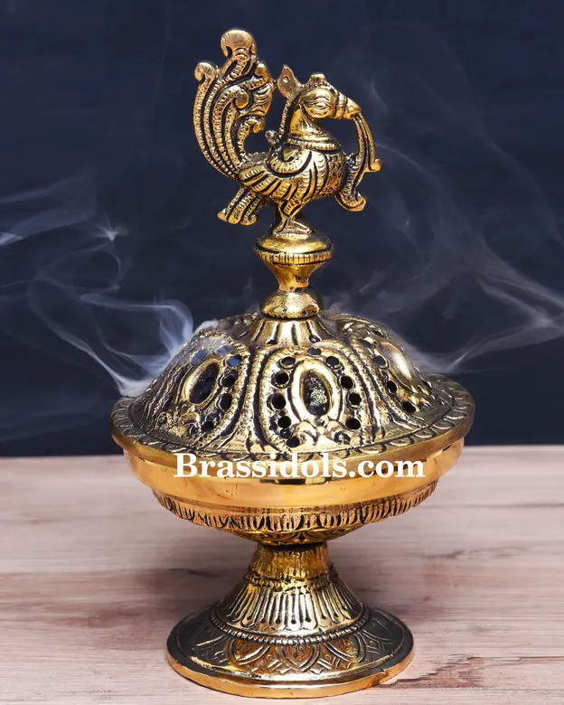 Peacock incense Burner - image 1
