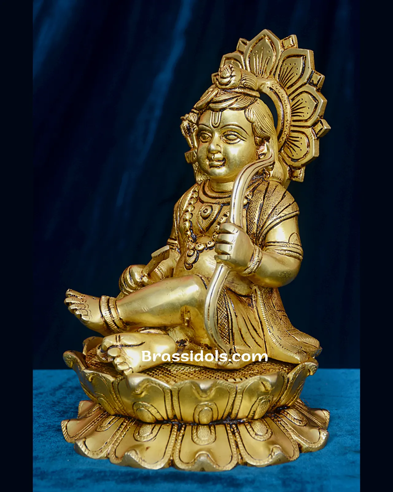 Brass Sitting Kamal Ram JI - image 2