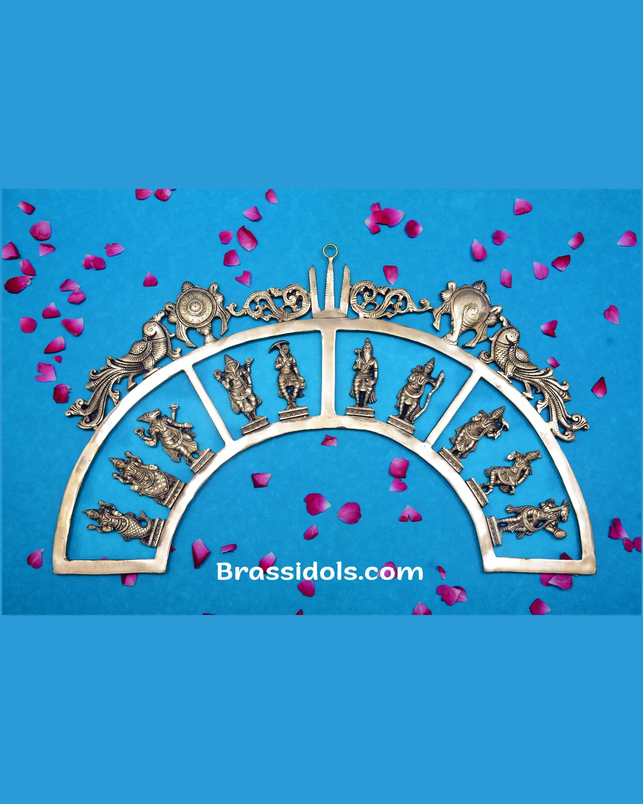 Hanging Half Round Dasavtar - image 1