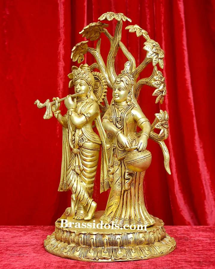 Radha Krishna With Tree - image 2