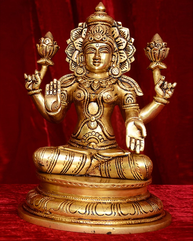 Laxmi Ganesh Gold Base - image 2