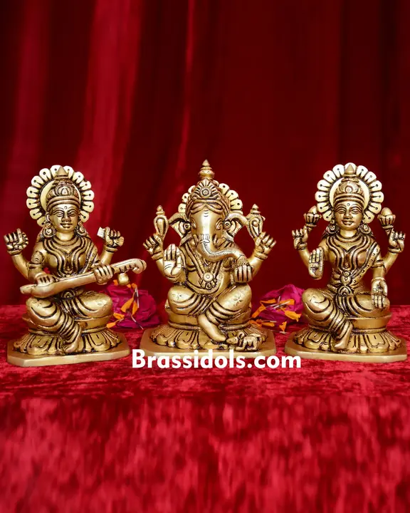 Laxmi Ganesh Saraswati Pentagun base - image 1