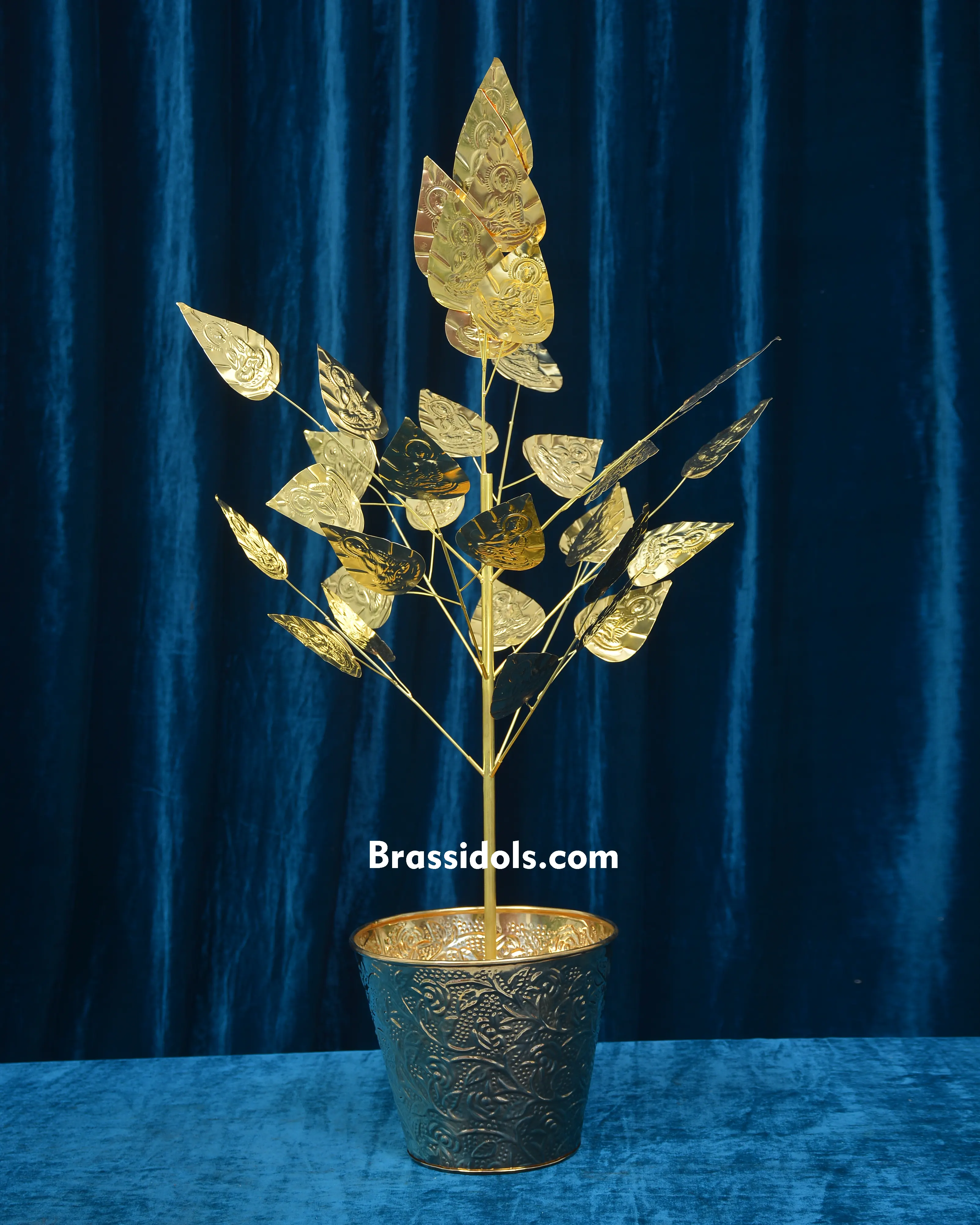 BUDDHA LEAF DECORATIVE TREE POT - image 1