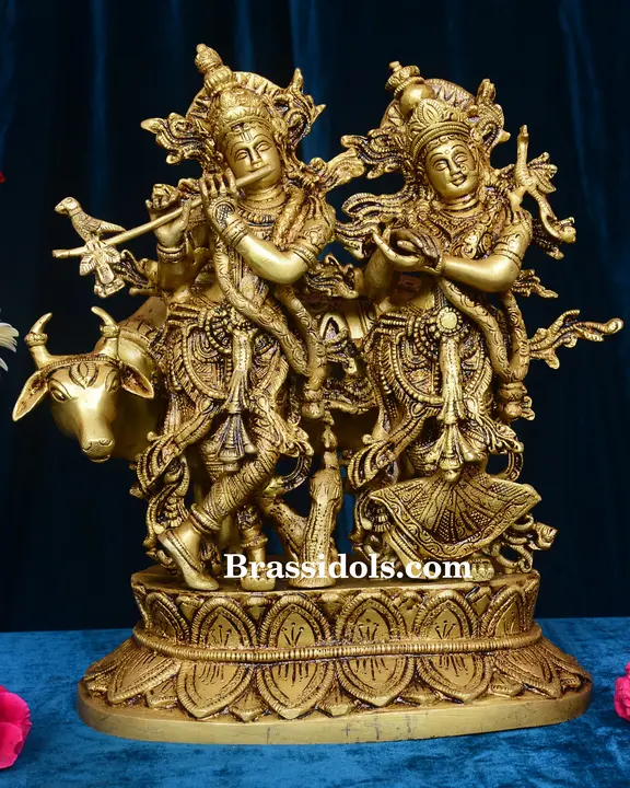 Cow Radha Krishna with Curving - image 1