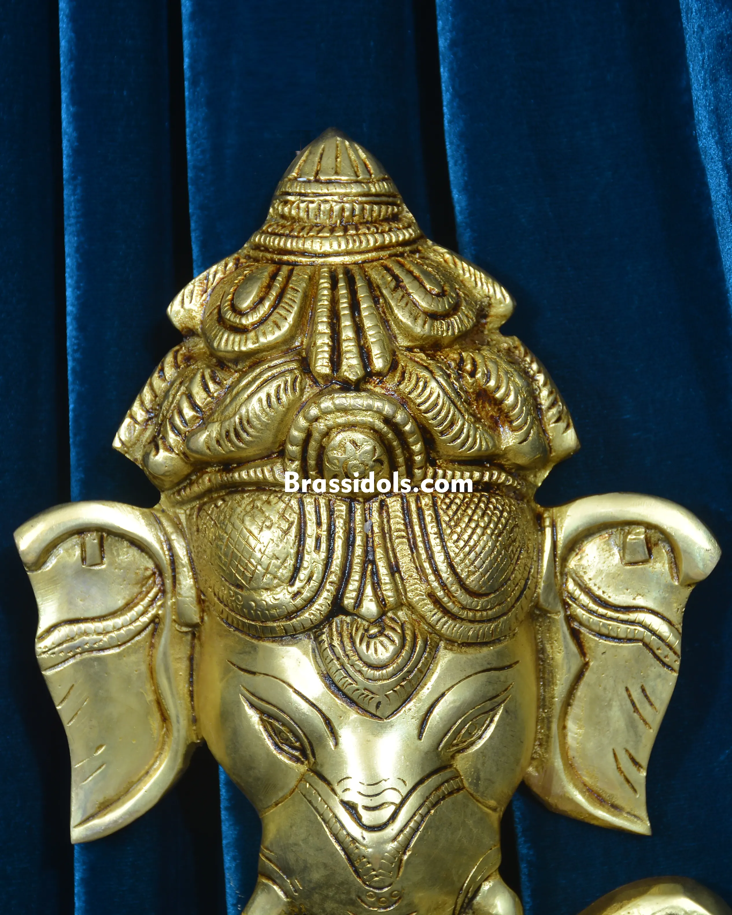 HANGING GANESH HEAD WITH BELL - image 2