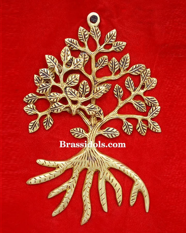 BRASS HANGING TREE - image 1