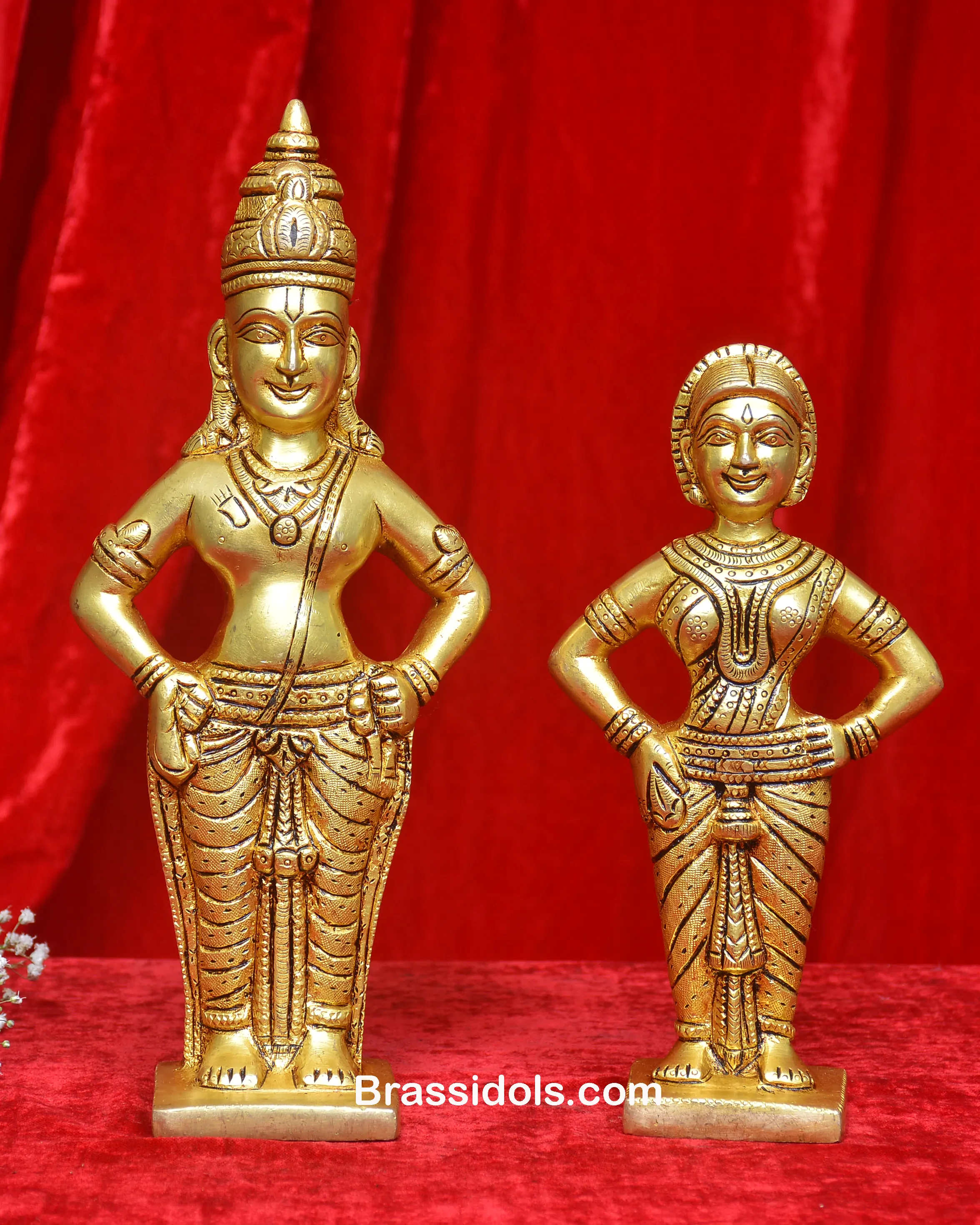 STANDING RUKMANI VITTHAL IDOL - image 1