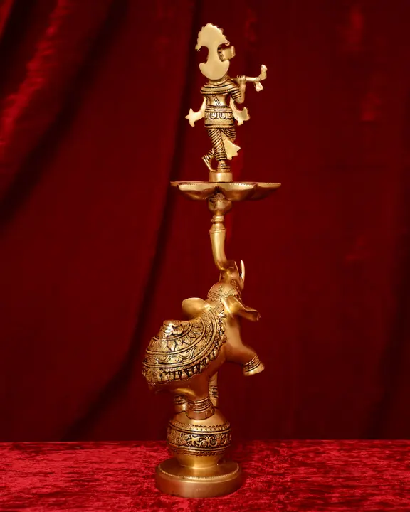 Krishna Elephant Lamp - image 2