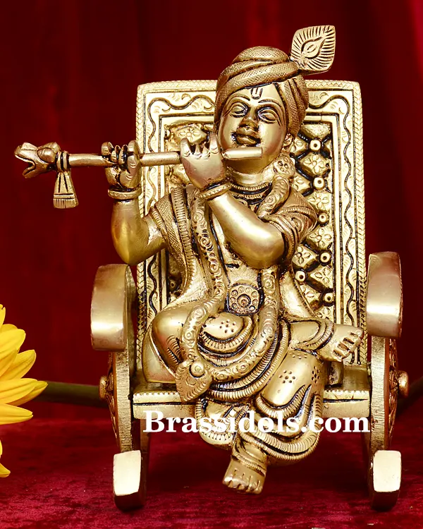 Chair with Krishna - image 1