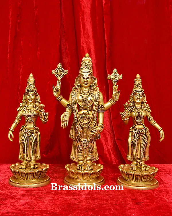 Kamal Balaji Set with bhu devi & sree devi - image 1