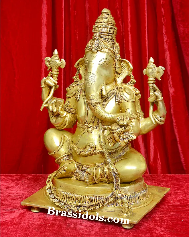 Square Base Ganesh - image 2