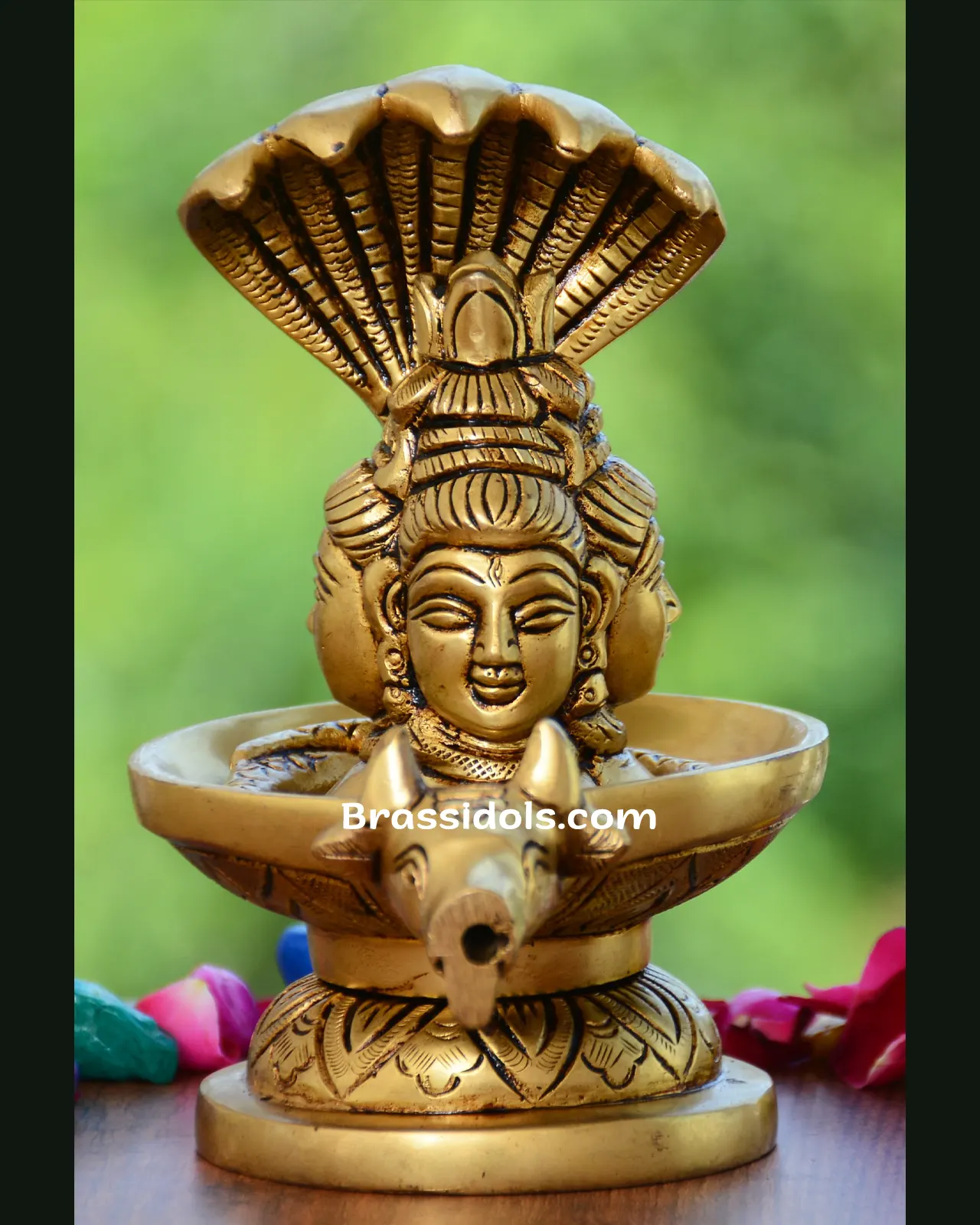 Shiva Face With Nandi Nagling Mukhi - image 2