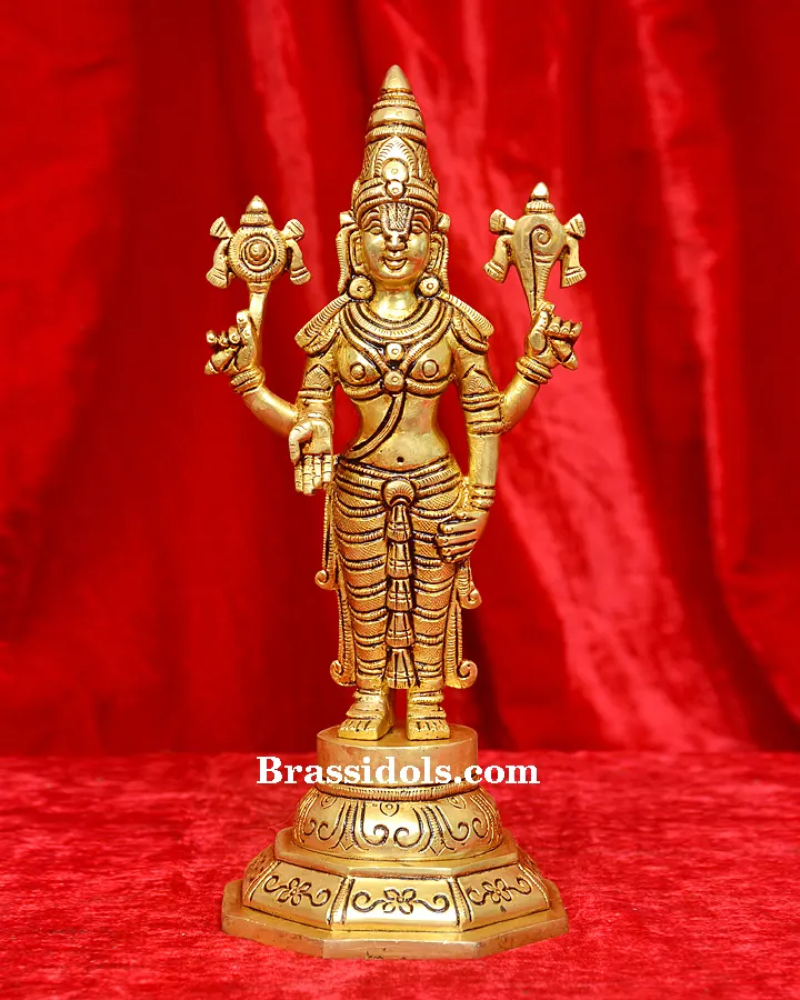 Standing Round Base Tirupati Balaji - image 1