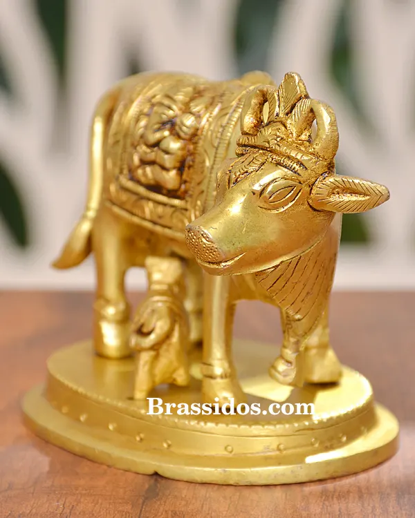 Cow Calf With Ganesh 700gm - image 2