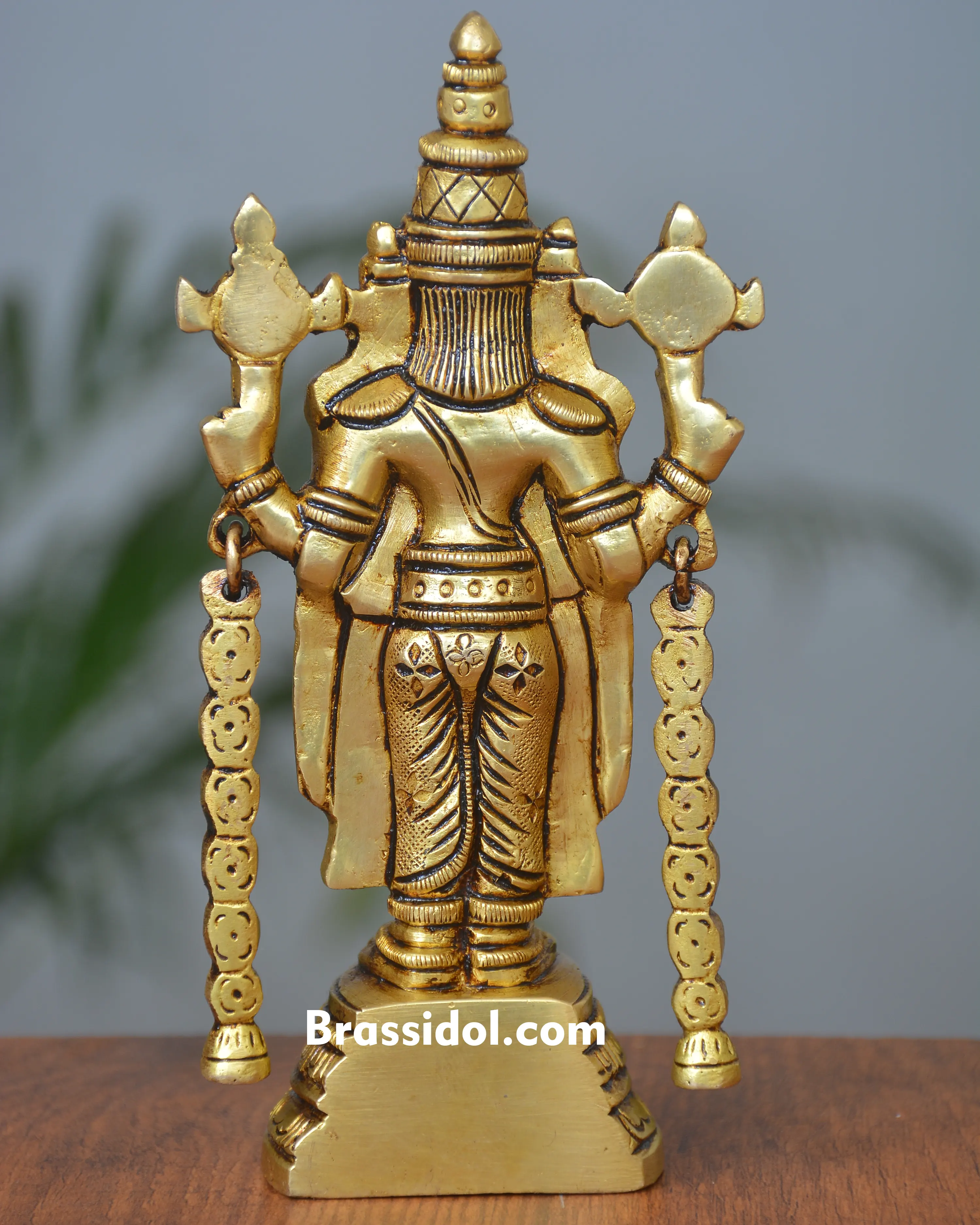 Tirupati Balaji Statue with Latkan Design - 550 gm - image 2