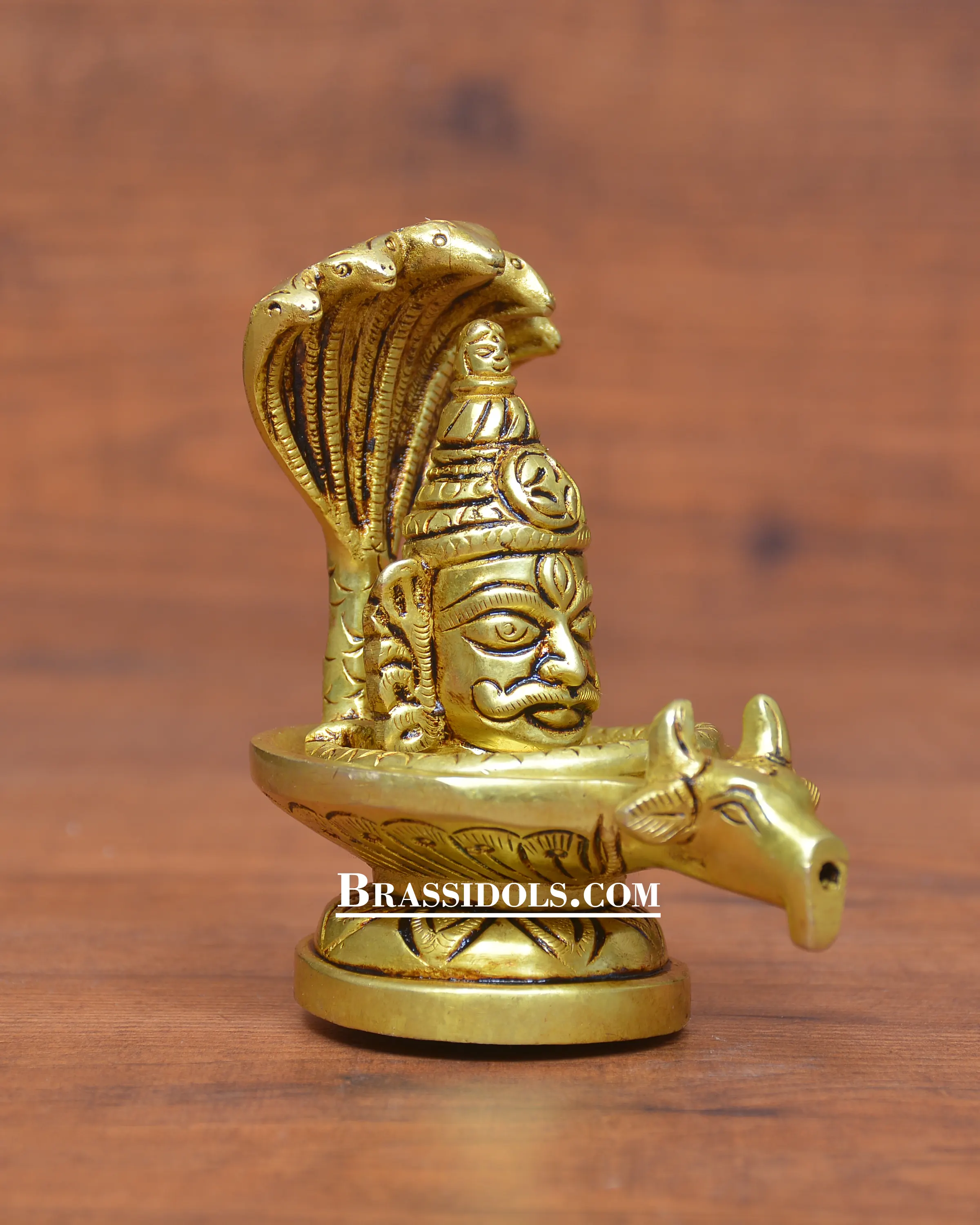 Brass Mahakaal Nandi Shivling - image 2