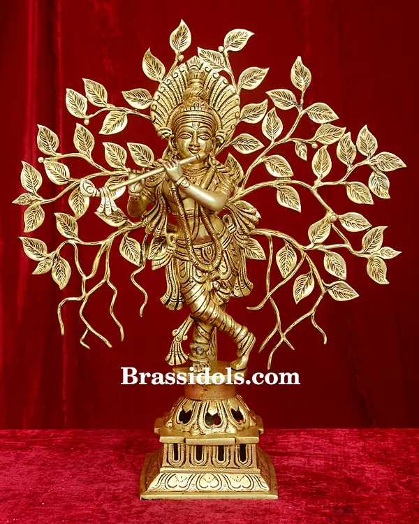 Tree Krishna With Flute - image 1