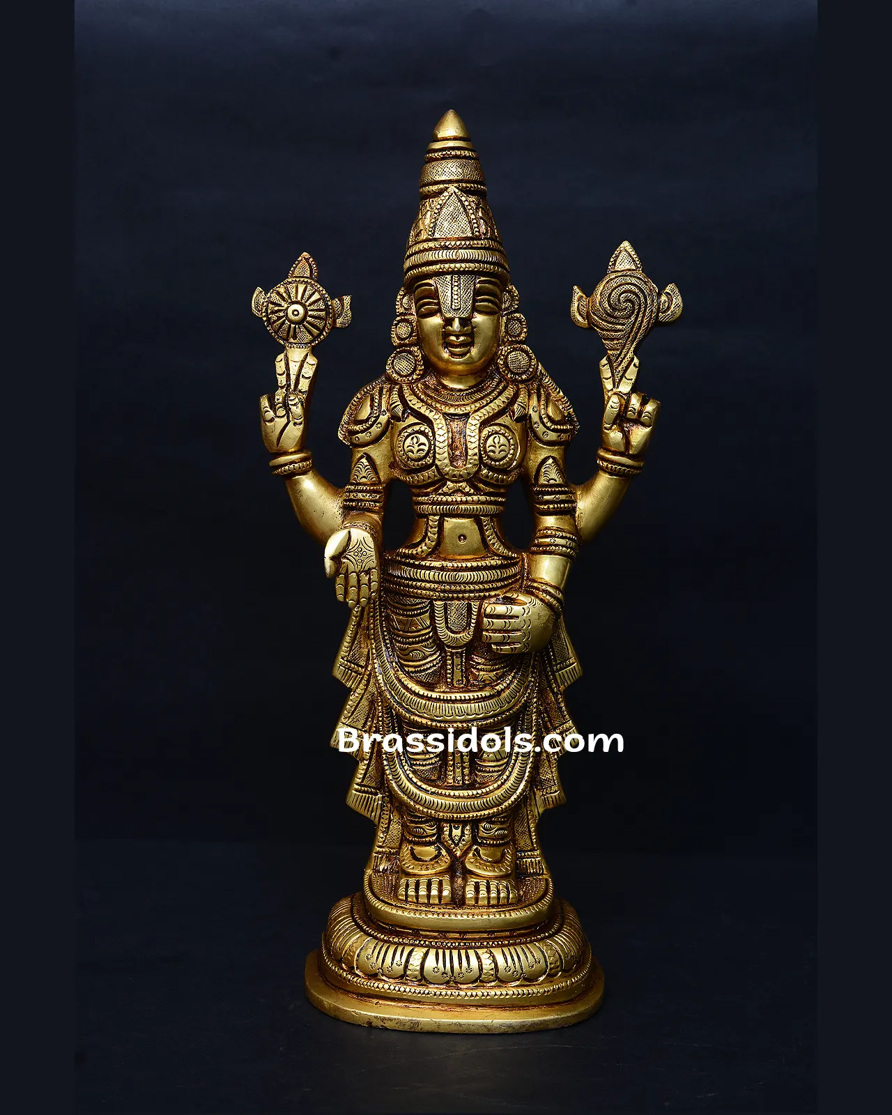 Brass Standing T Balaji - image 2