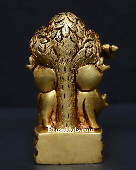 Round Base Cow Krishna - image 2