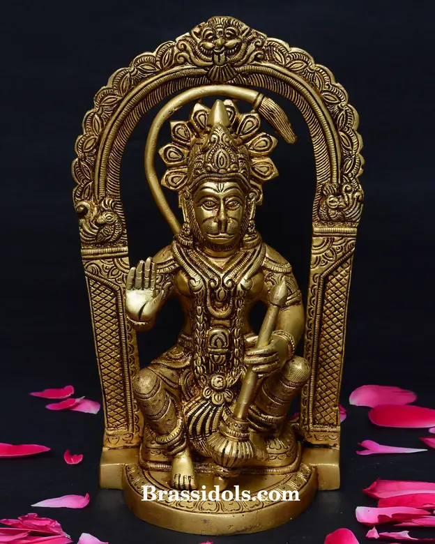 Frame Sitting Hanuman - image 1