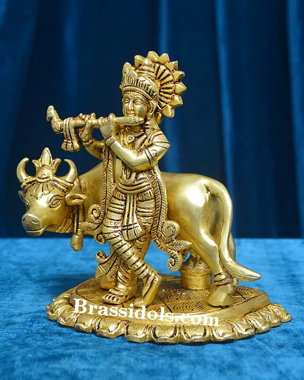 Krishna With Cow - image 2