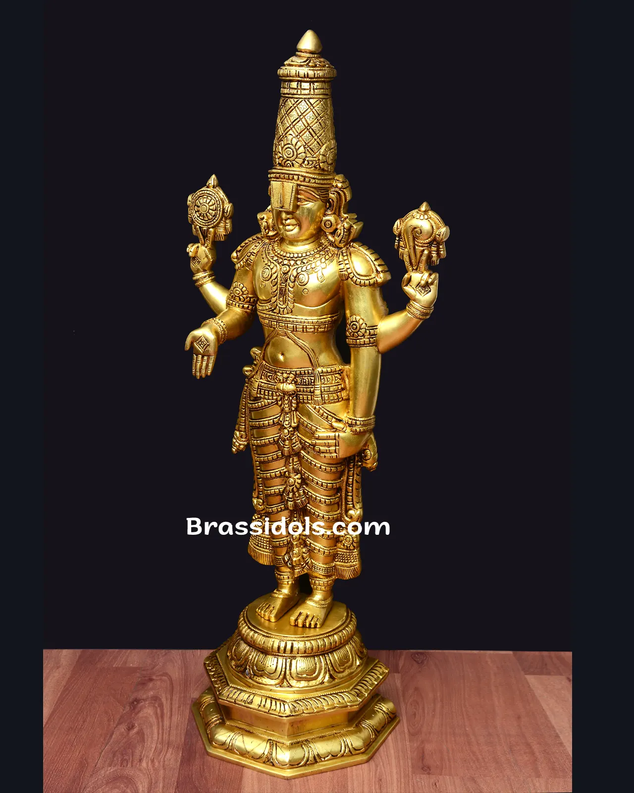 Standing T Balaji Brass - image 2