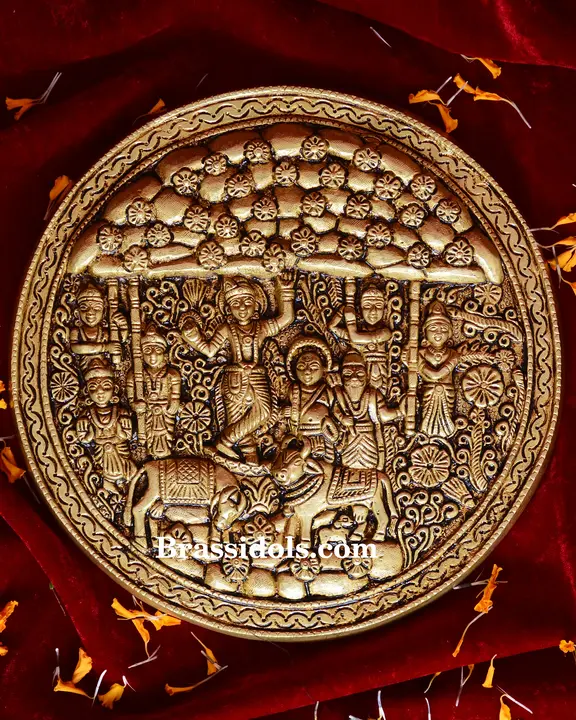 Krishna Govardhan Parvat Wall Hanging - image 1