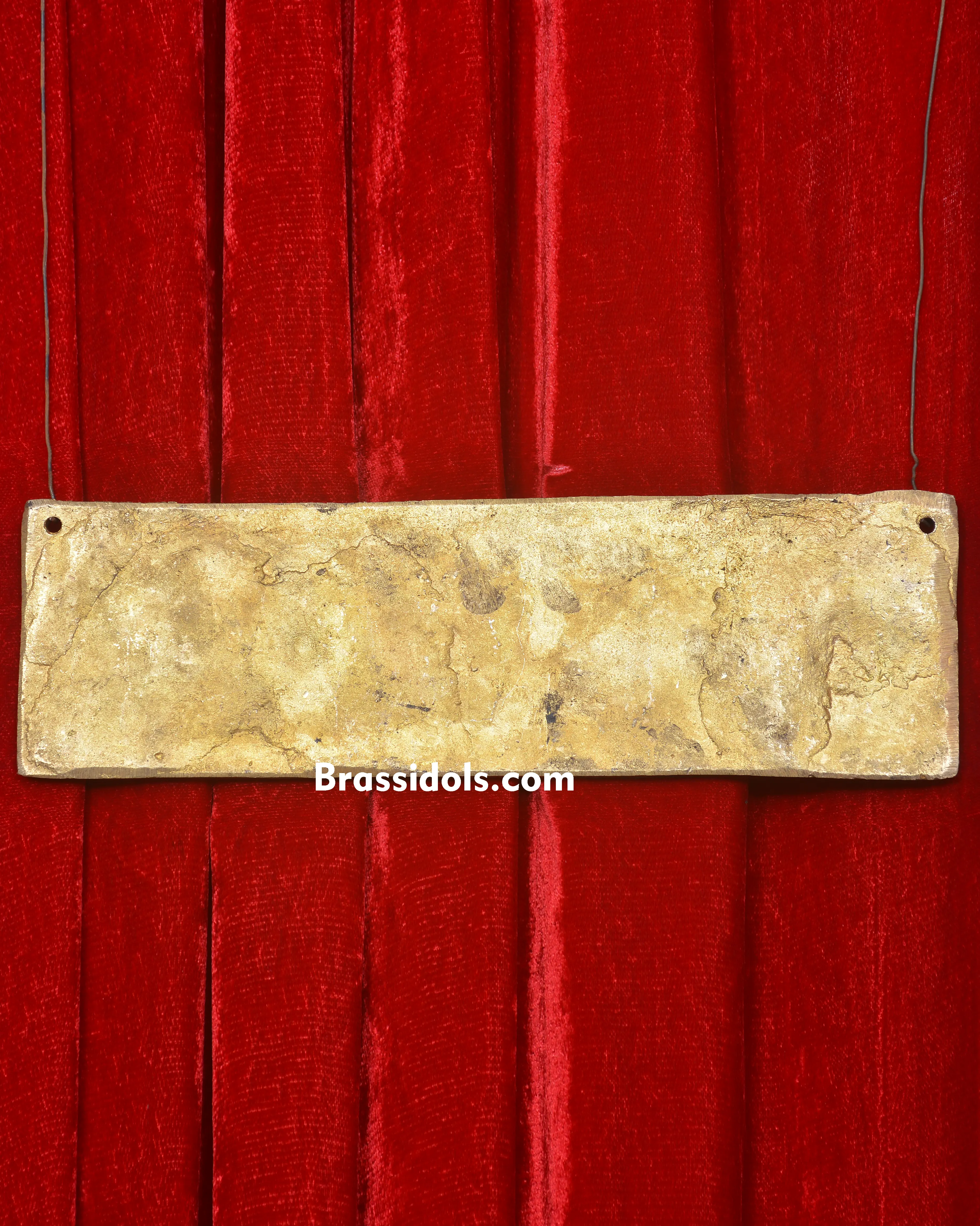 HANGING SHANKH CHAKRA NAMAH PLATE - image 2