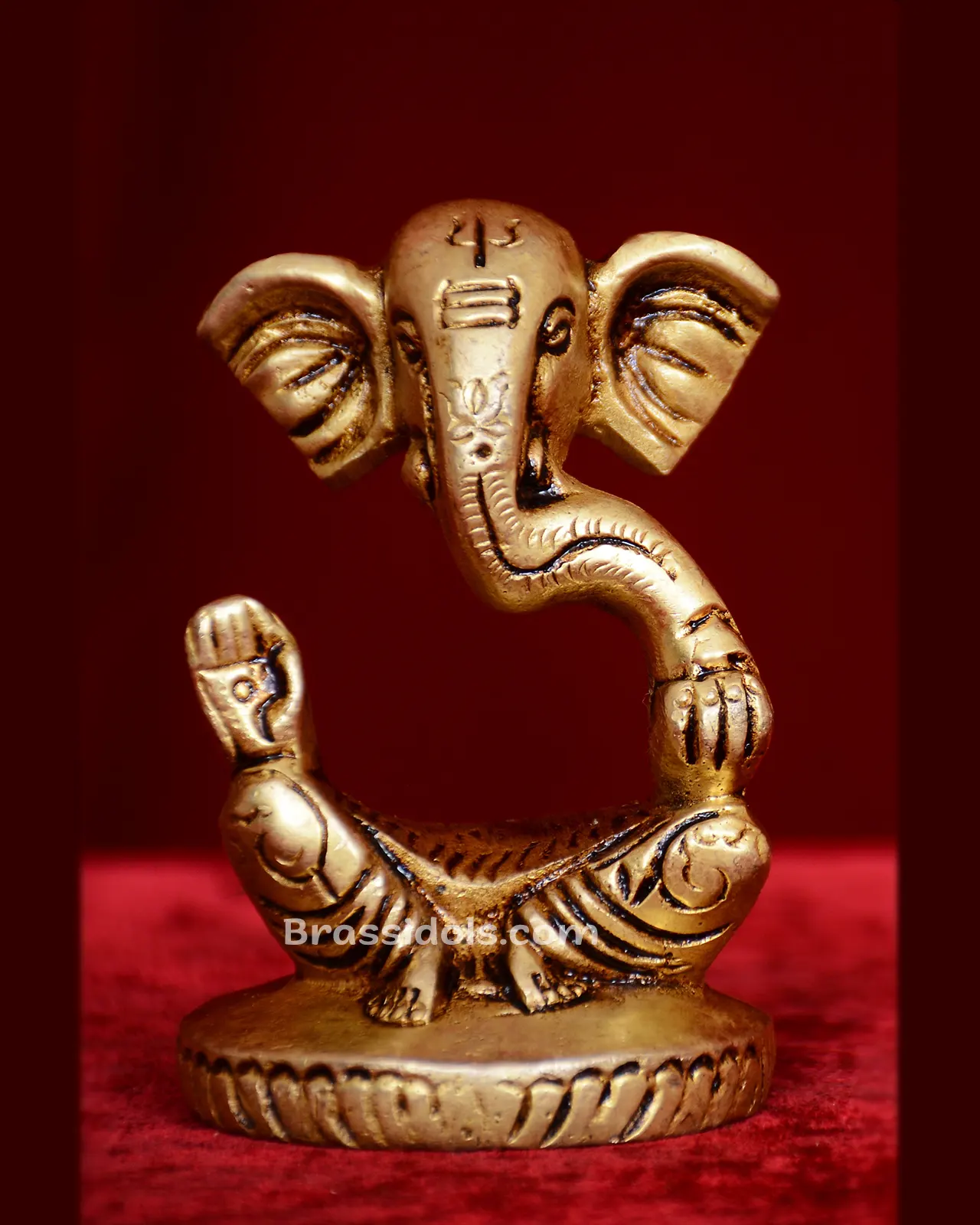 Brass Sangu Chakram Namam Table Top - image 1