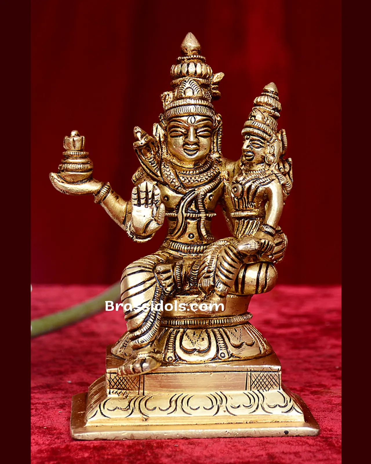 Square Base Shiva Pravati - image 1