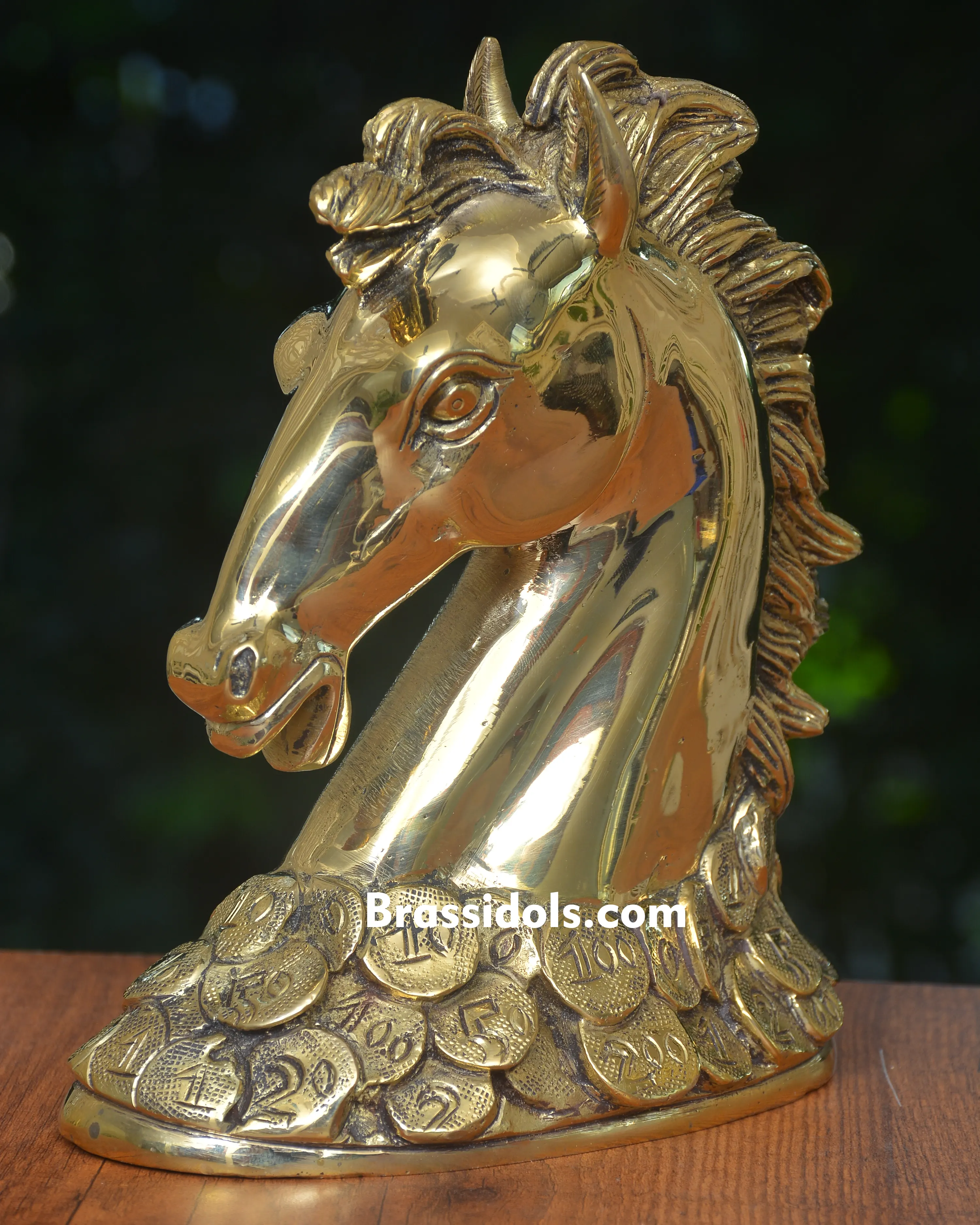Horse Figurine with Coin Base - 2.00 kg - image 1