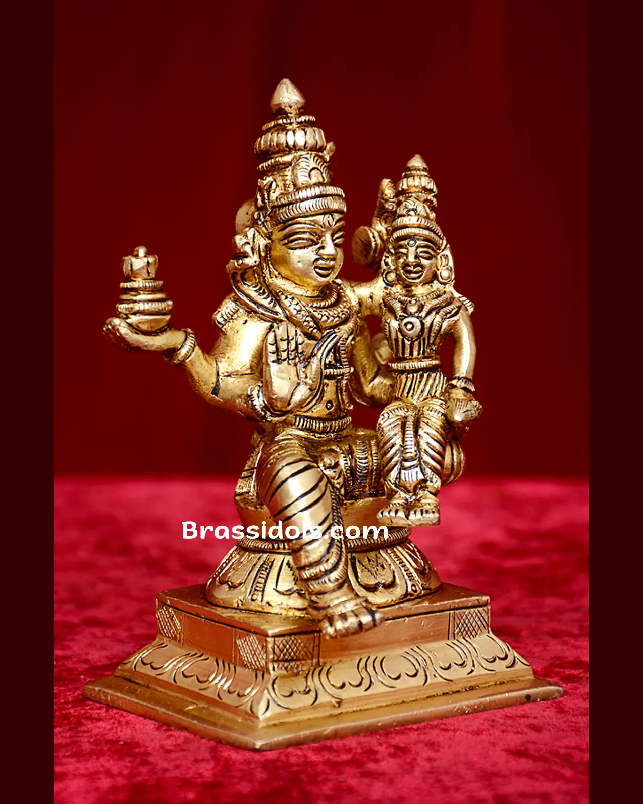 Square Base Shiva Pravati - image 2