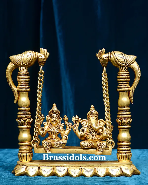Lakshmi Ganesh With Swing - image 1