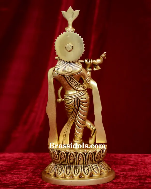 Standing Krishna round Base - image 2