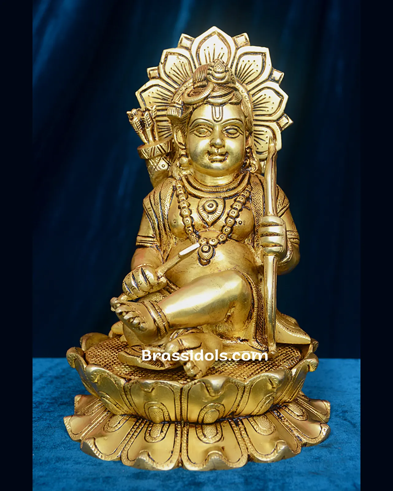 Brass Sitting Kamal Ram JI - image 1