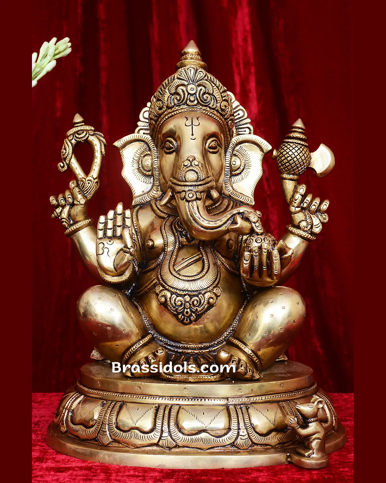 Ganesh Round With Base - image 1