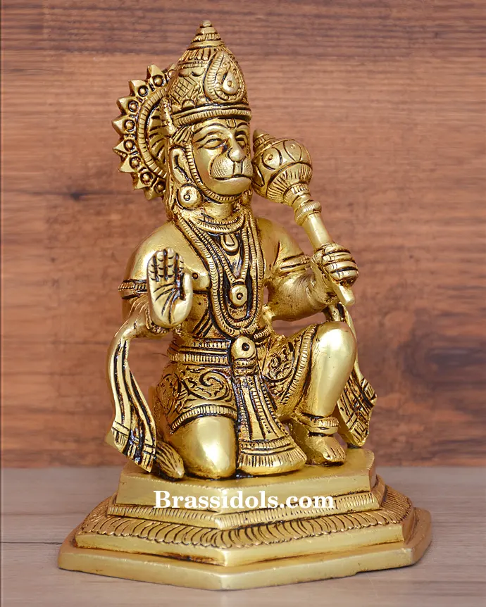 Sitting Hanuman - image 2