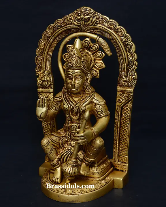 Frame Sitting Hanuman - image 2