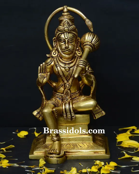 Sitting Hanuman With Base - image 1
