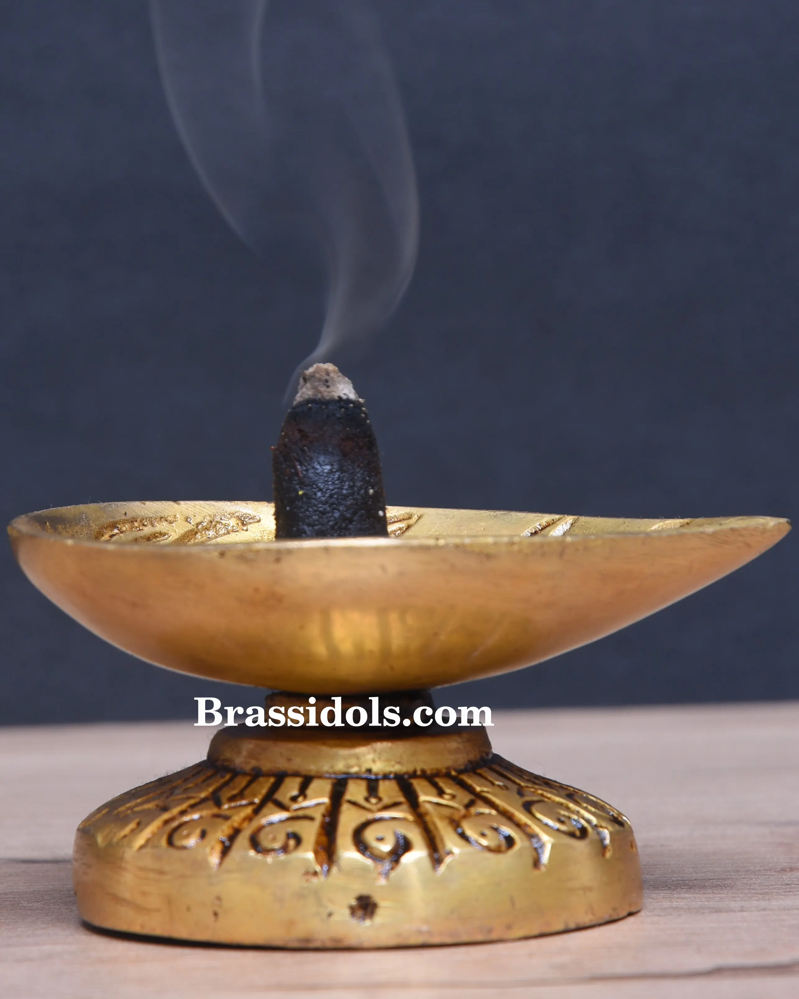 Leaf Diya with Stand - image 1
