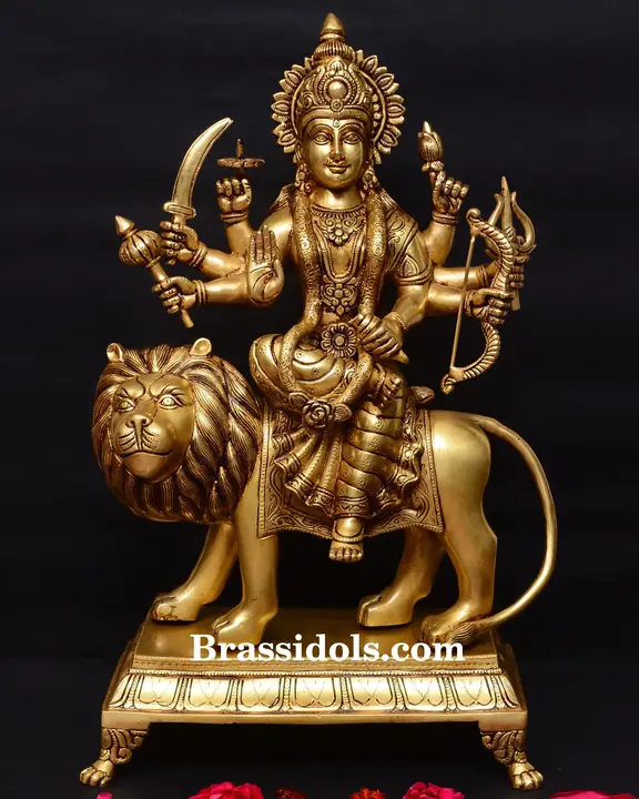 Brass Durga (17 Inch) - image 1