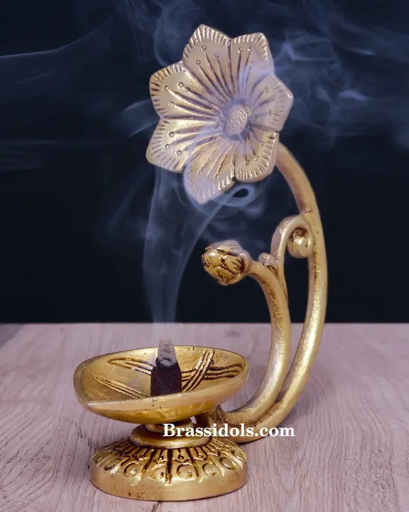 Diya with flower - image 2