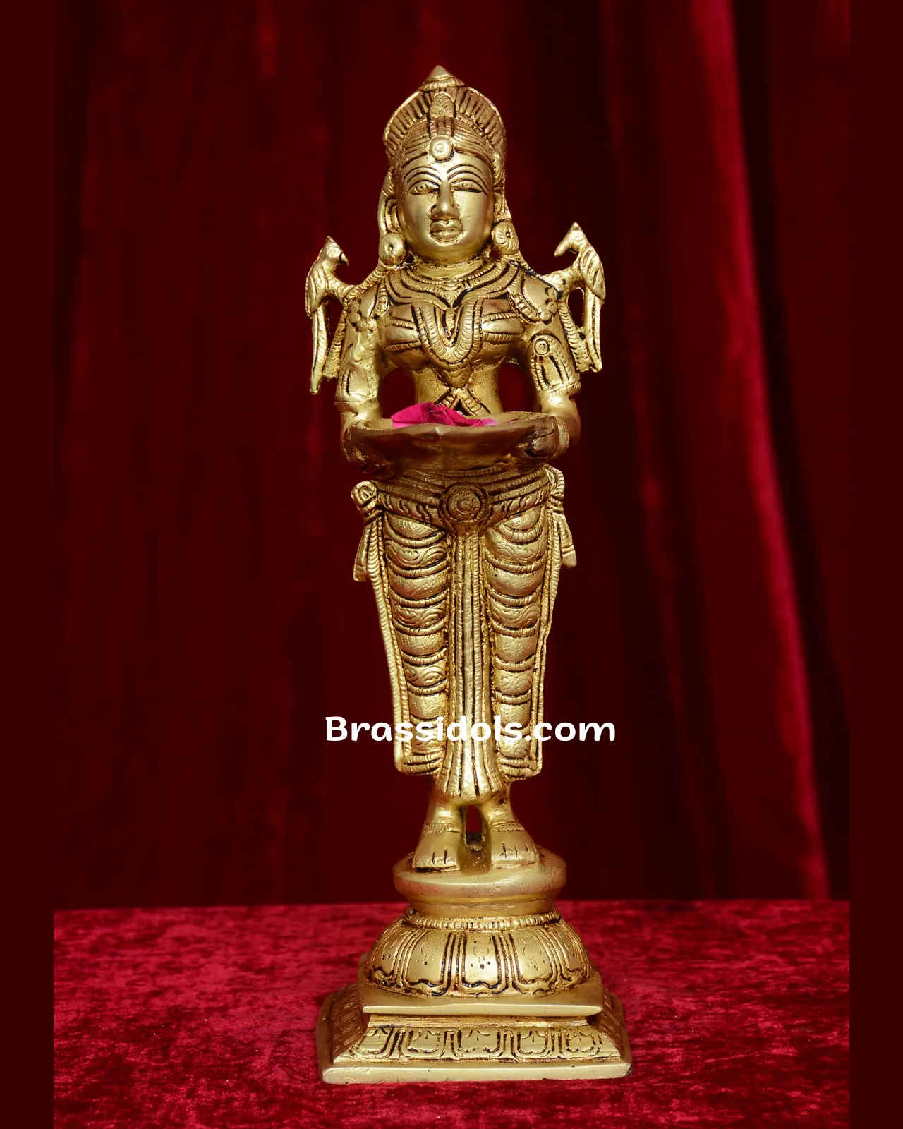 Deeplakshmi with parrot - image 1