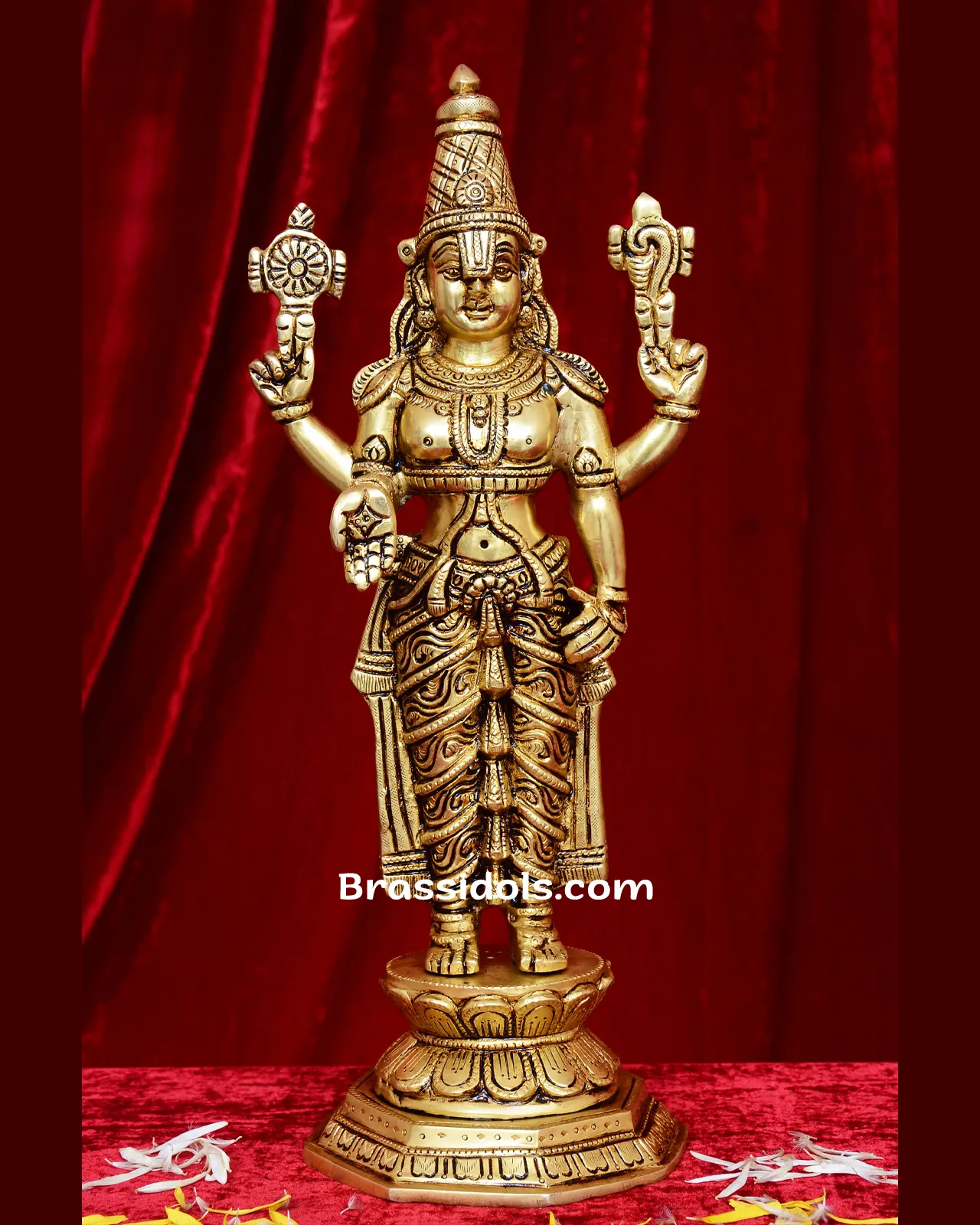 Tirupati Balaji Standing with sridevi and Bhudevi - image 1
