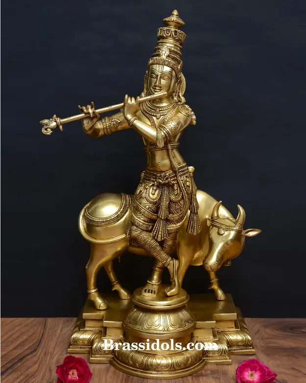 Square Base Krishna - image 1