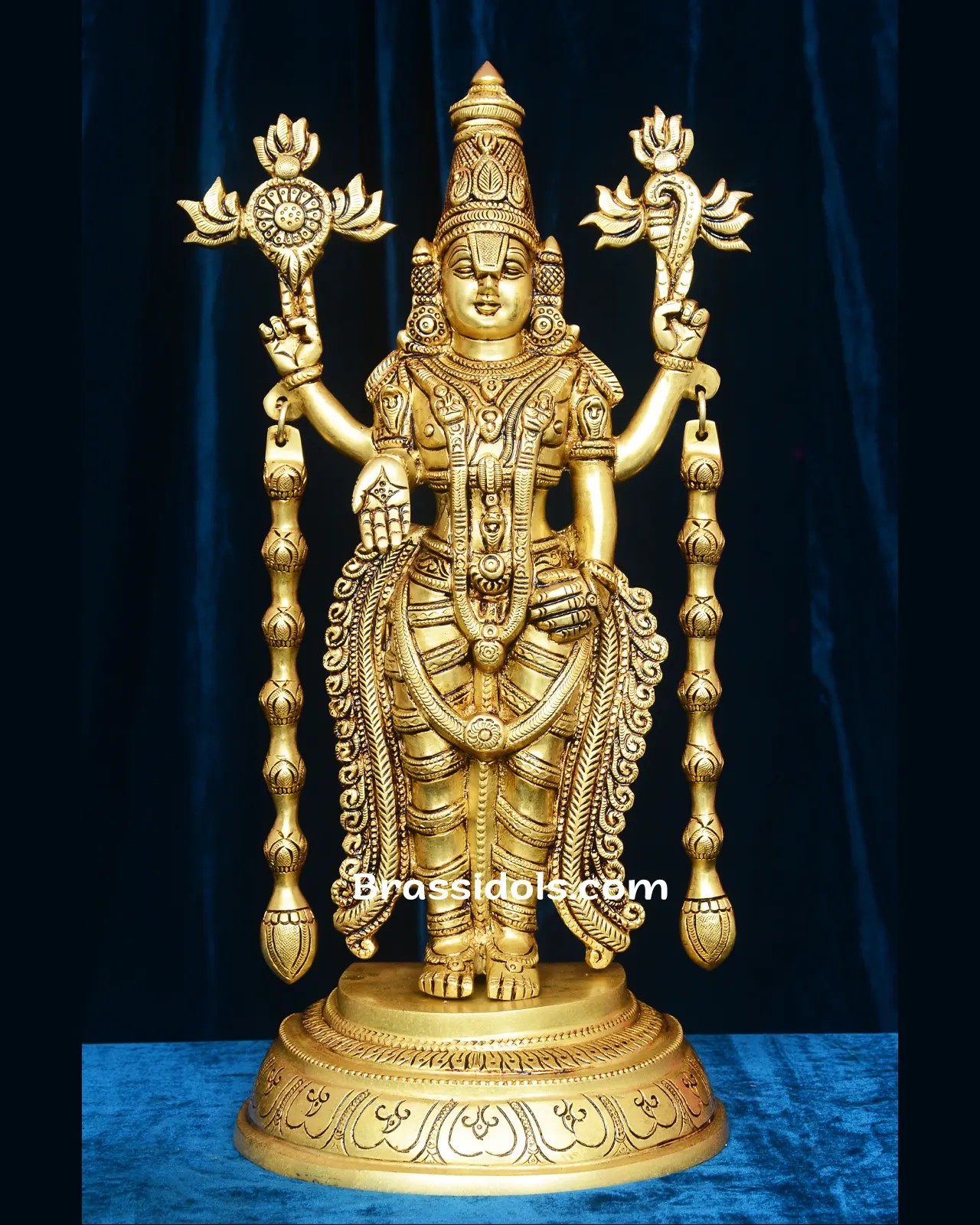 Standing Balaji with Lakshmi with Base - image 1