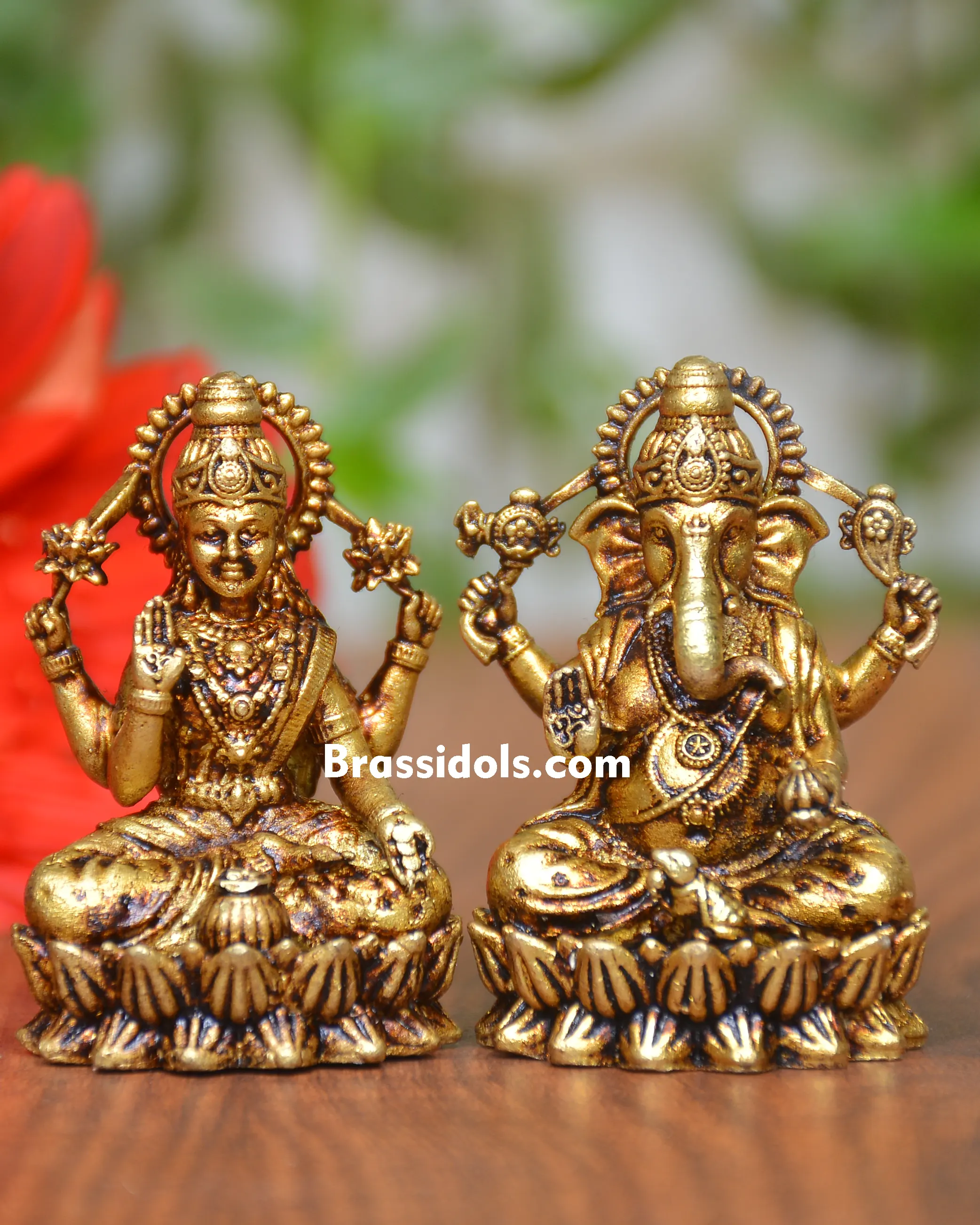 LIGHT WEIGHT KAMAL SITTING LAXMI GANESH - image 1