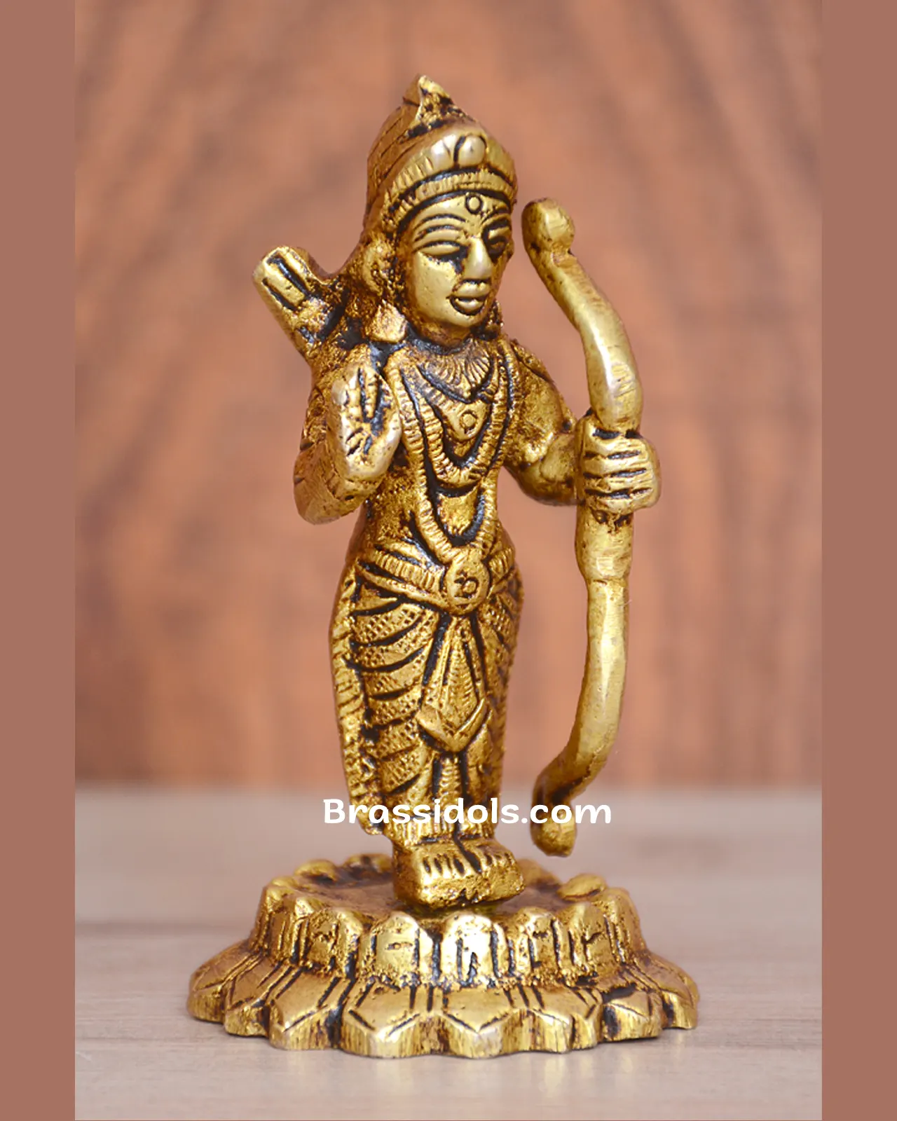 Brass Standing Kamal Ram - image 2