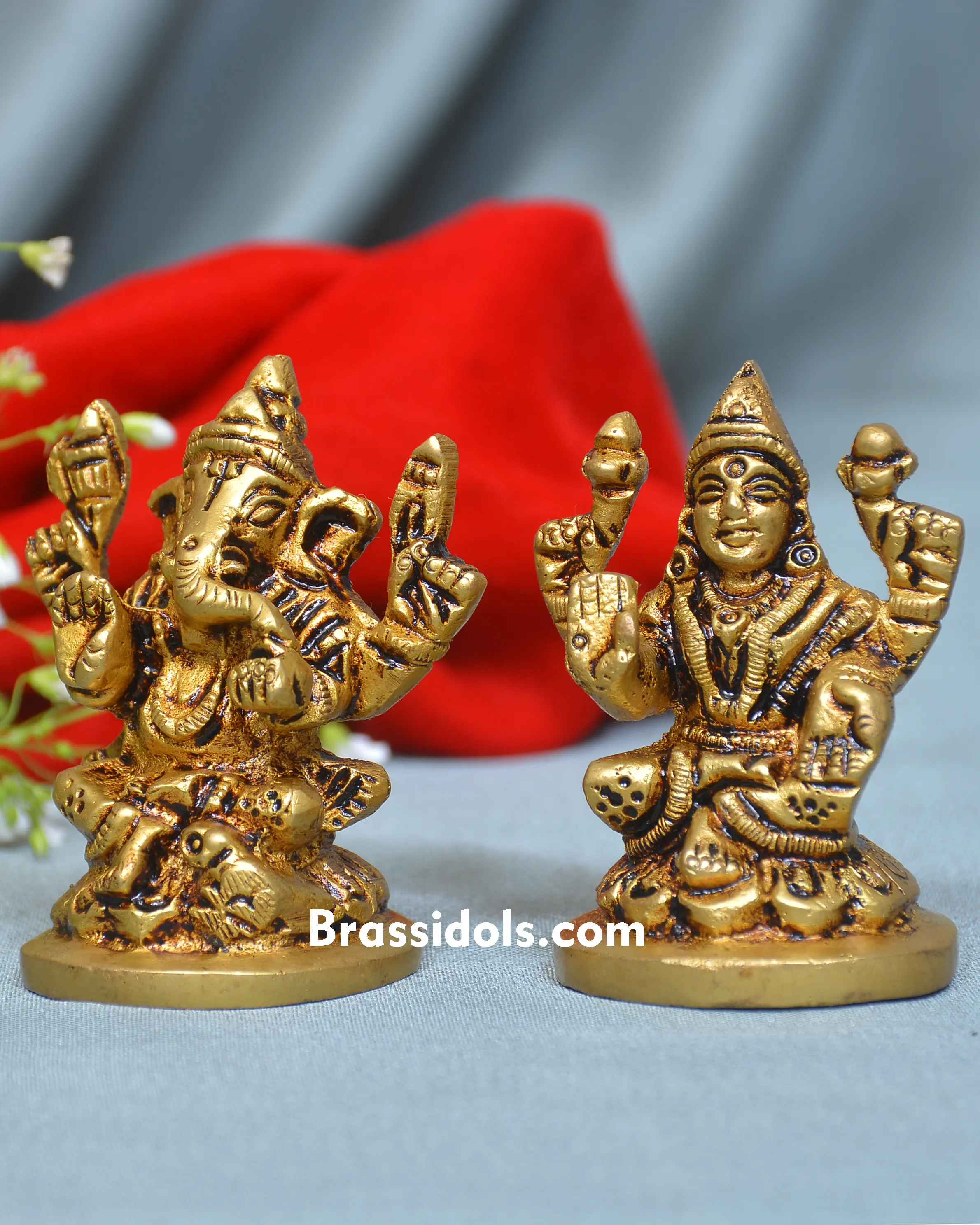 ROUND BASE LAXMI GANESH - image 2